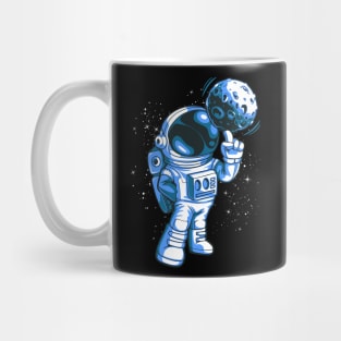 Moon Basketball Funny Planet Astronaut Space Mug